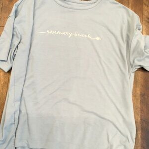 League 91 Size Large Comfortable Shirt Light Blue Women’s Shirt